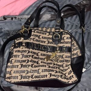 Juicy Couture Black and Tan Women's Bag